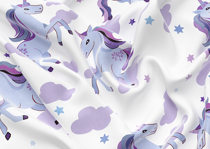 Unicorn Magic, Purple - Made to Measure Curtains - Image 4